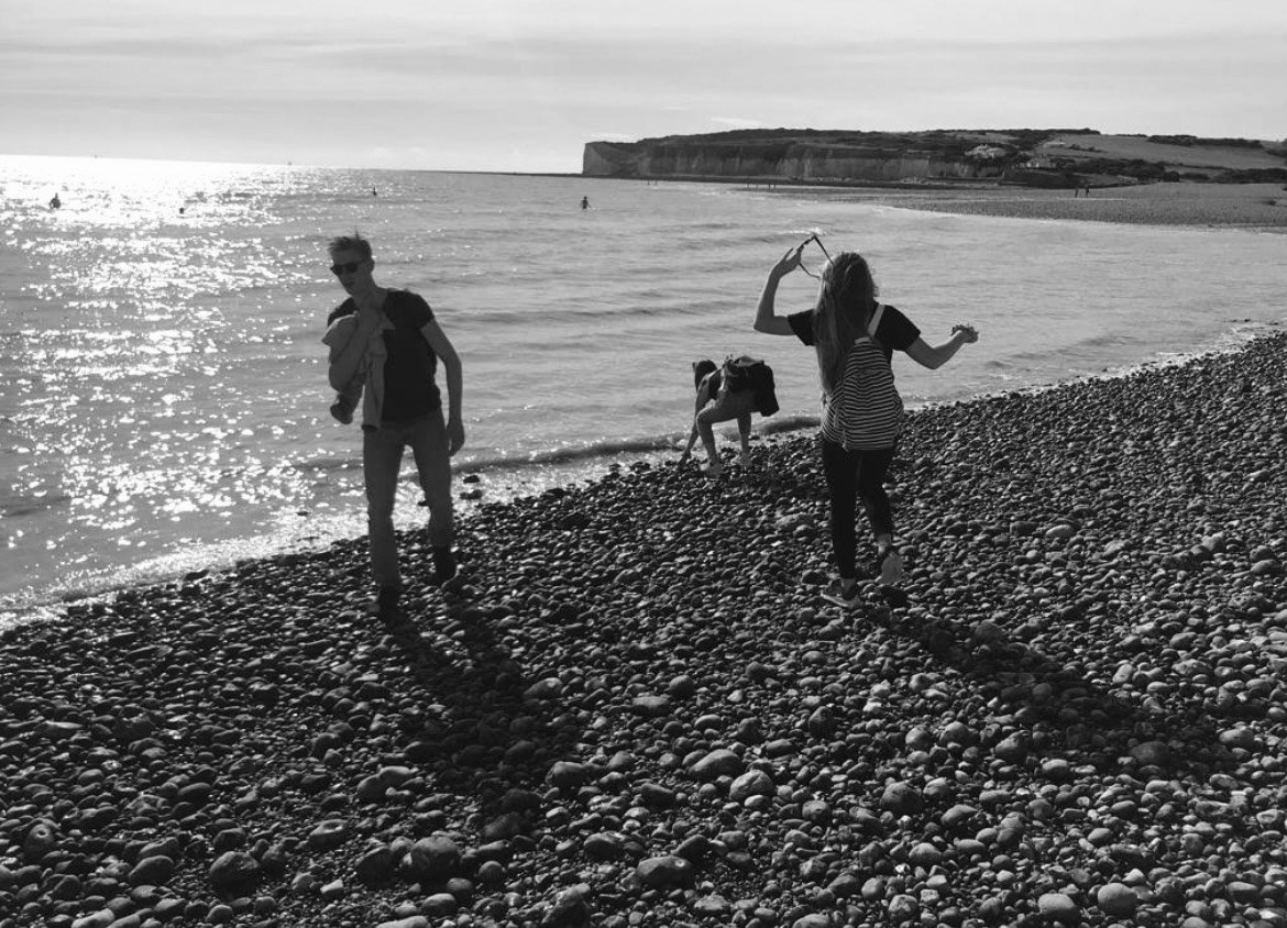 Mit Anna und Ossi in Brighton