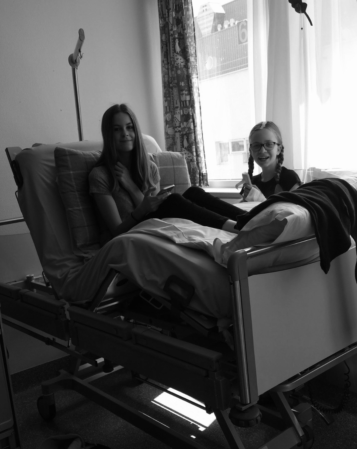 Mit Anna nach der Operation